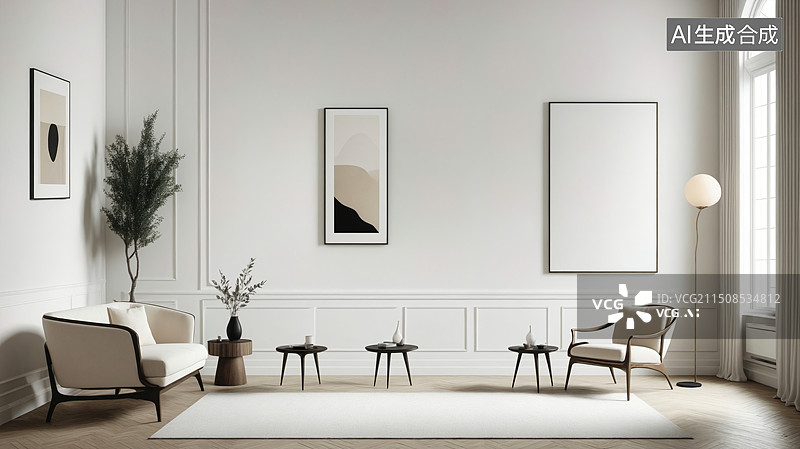 【AI数字艺术】现代简约家居设计图片素材