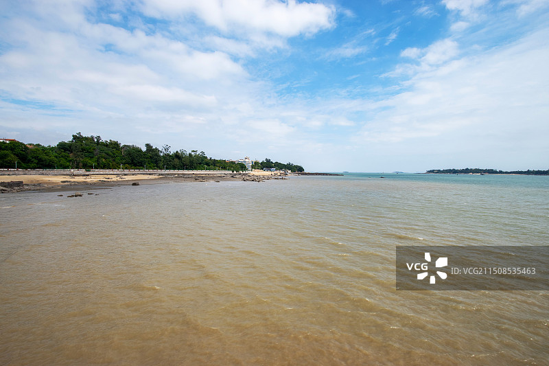厦门翔安1958年炮击金门英雄三岛之一的小嶝岛风光图片素材