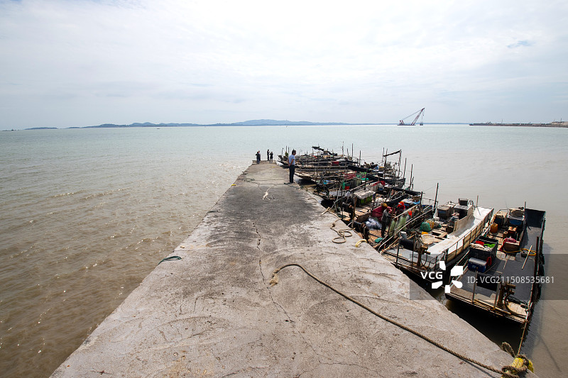 厦门翔安1958年炮击金门英雄三岛之一的小嶝岛风光图片素材