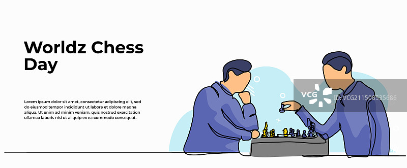 现代简约风格的国际象棋图片素材