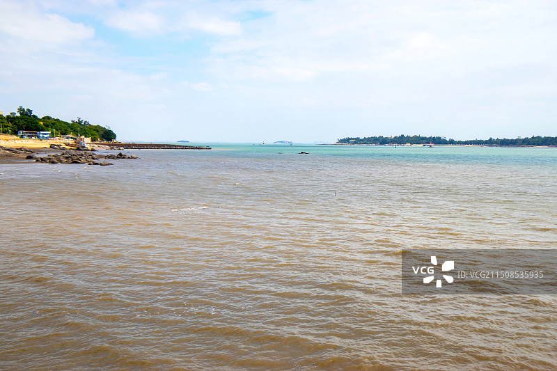 厦门翔安1958年炮击金门英雄三岛之一的小嶝岛风光图片素材