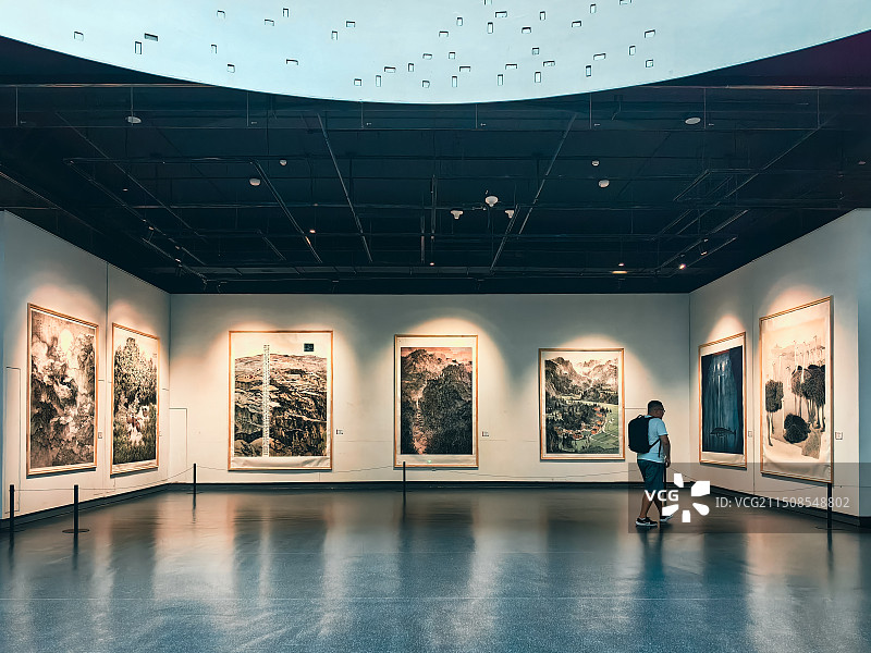 现代展览馆图片素材