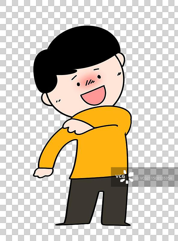 户外，徒步，旅游，旅行，中暑，失温，脱水，膝盖受伤，登山杖，漫画，元素，图片素材