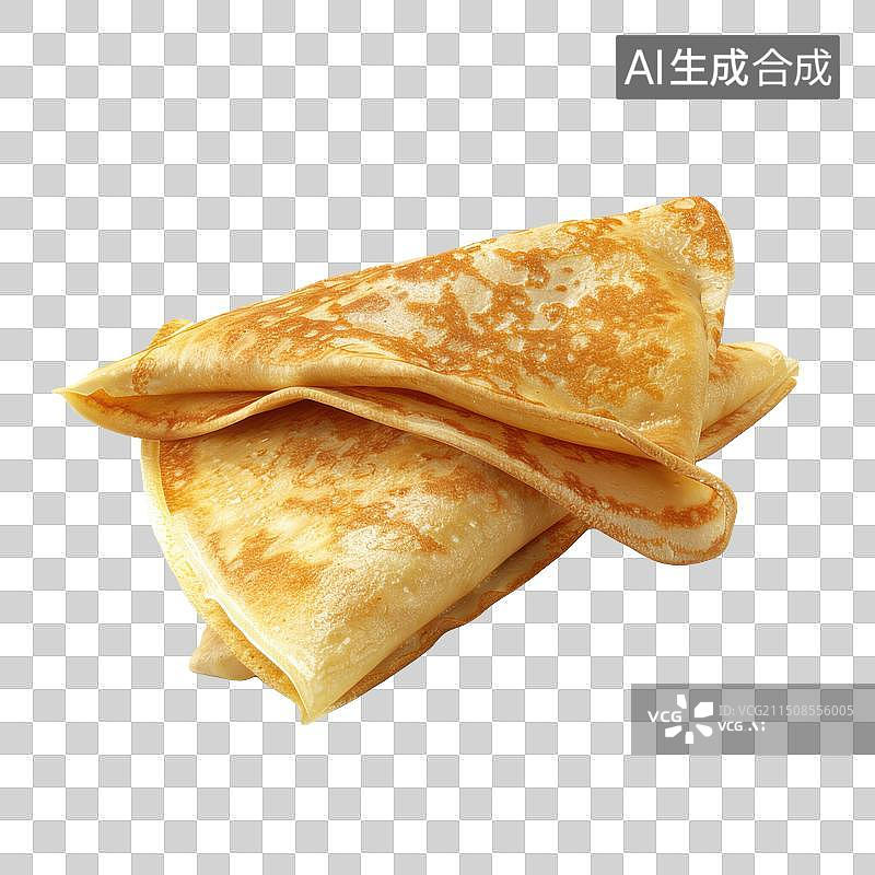 【AI数字艺术】3D渲染美味的葱油饼图片素材