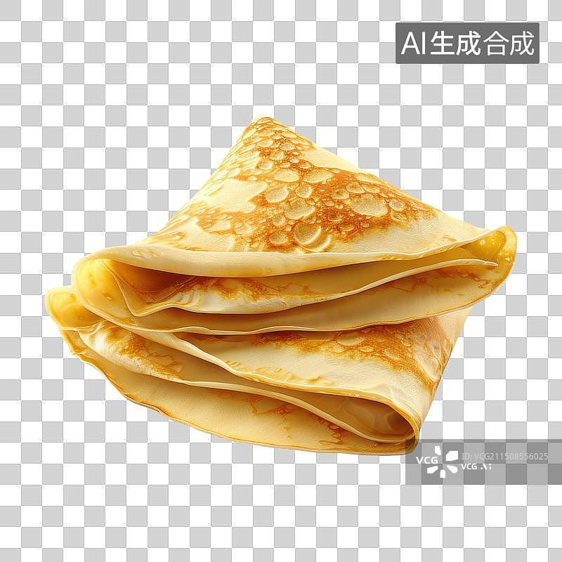 【AI数字艺术】3D渲染美味的葱油饼图片素材