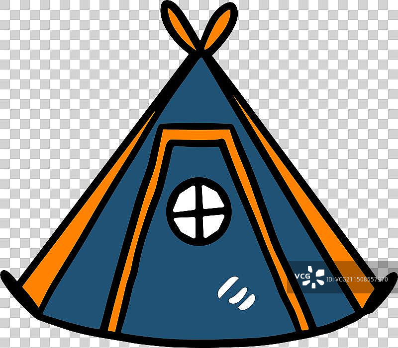 带门窗的帐篷图片素材