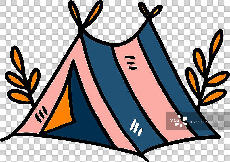 带门窗的帐篷图片素材