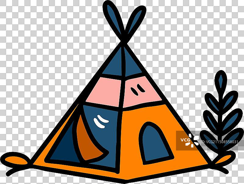 带门窗的帐篷图片素材