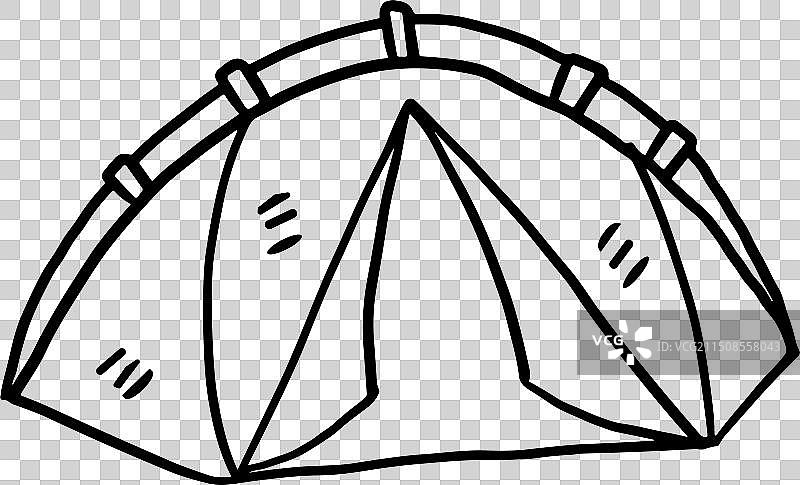 带门窗的帐篷图片素材