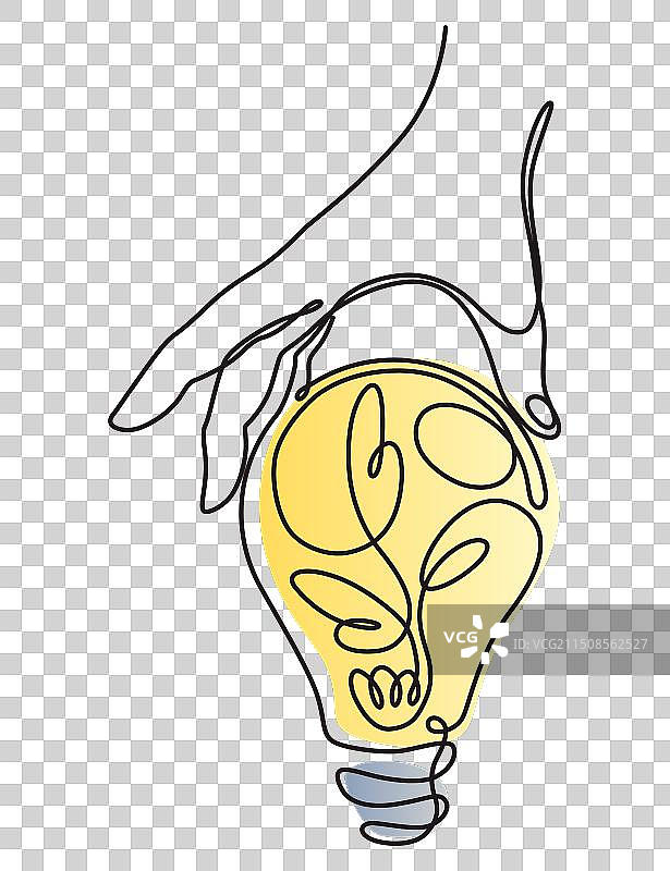 环保世界单线画图片素材