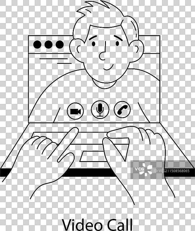 视频通话图片素材