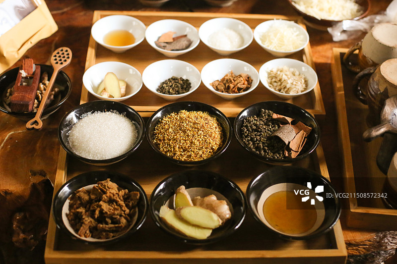 大理白族三道茶图片素材