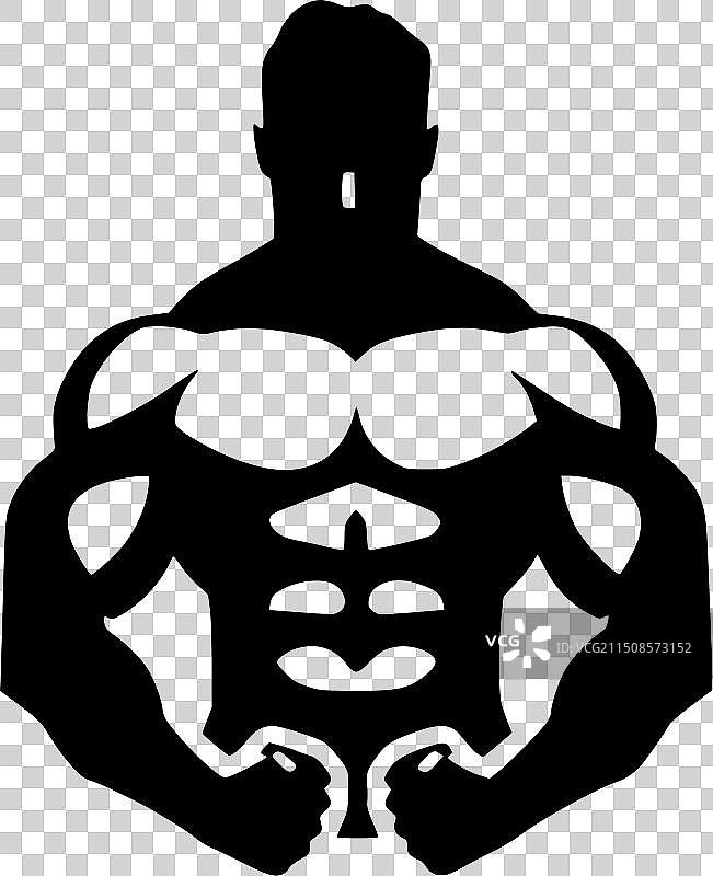 肌肉 - 黑白图片素材