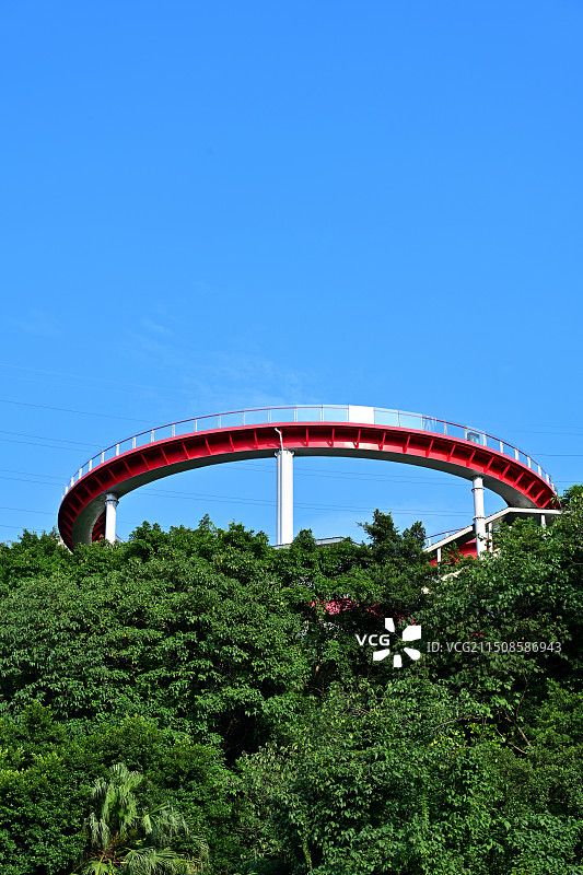 重庆铜元之城市阳台观景台图片素材