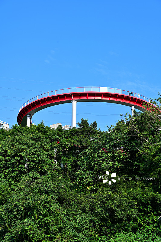 重庆铜元之城市阳台观景台图片素材