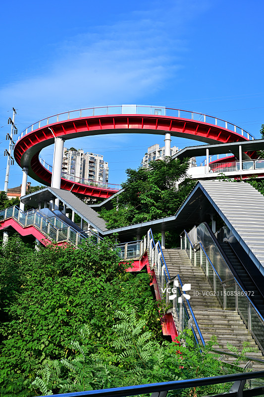 重庆铜元之城市阳台观景台图片素材