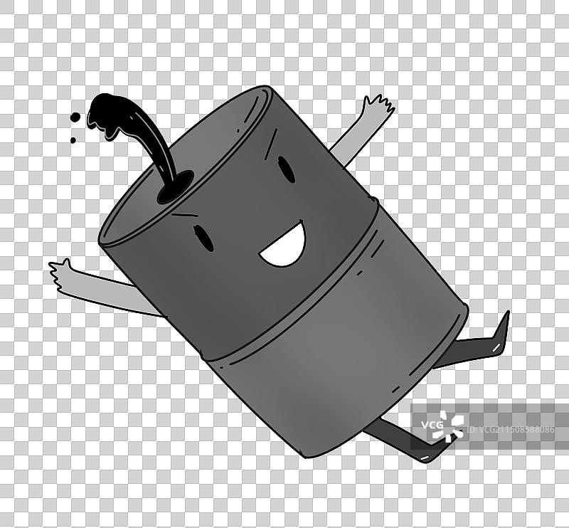 石油，成品油，油价，汽油，柴油，油，漫画，设计，元素，插画图片素材