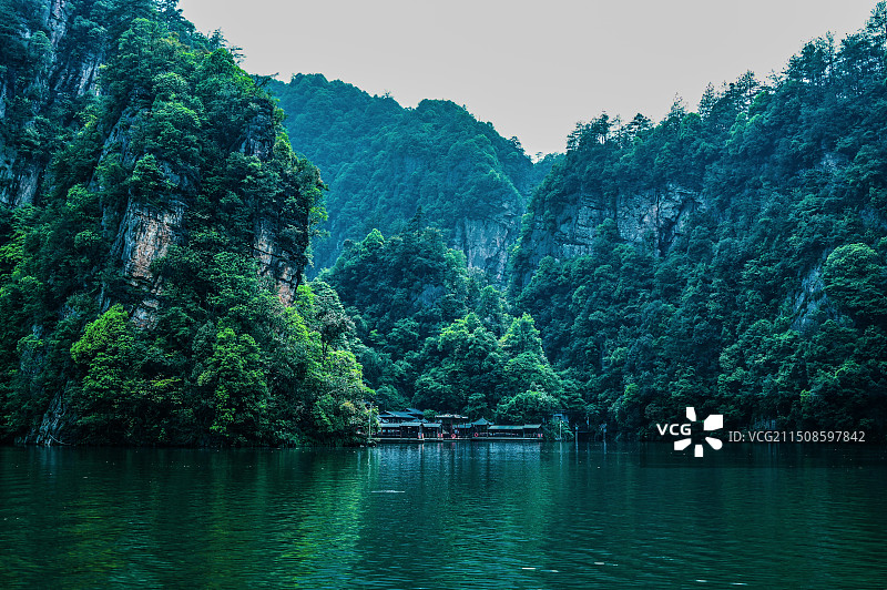 张家界宝峰湖图片素材