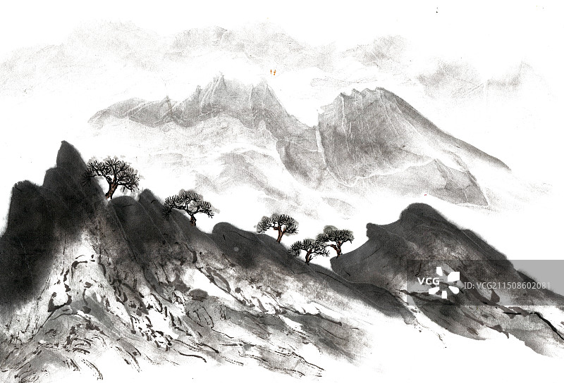 丛山峻岭图片素材