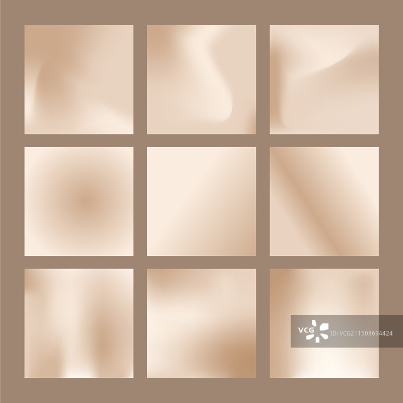 裸色渐变粉彩背景套装图片素材