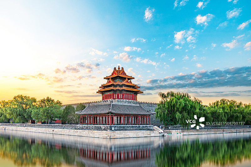北京故宫博物院角楼旅游景点图片素材