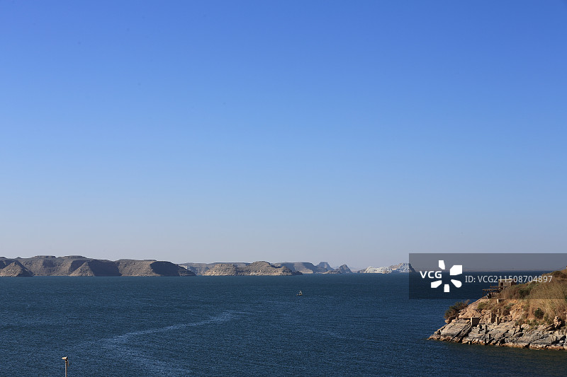 非洲埃及共和国，尼罗河两岸自然风光图片素材