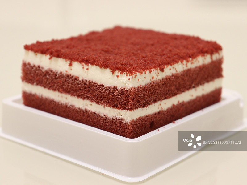 红丝绒蛋糕图片素材