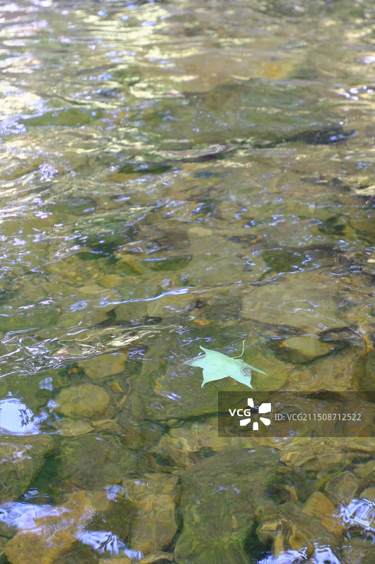 北京怀柔区百泉山风景区溪流图片素材