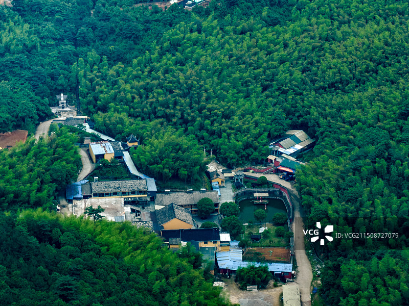 浙江绍兴会稽山大香林 兜率天宫景区 紫岩山寺 弥勒圣境佛教文化旅游景区图片素材
