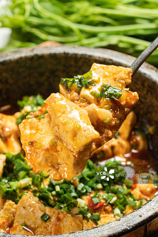 美食石锅豆腐图片素材