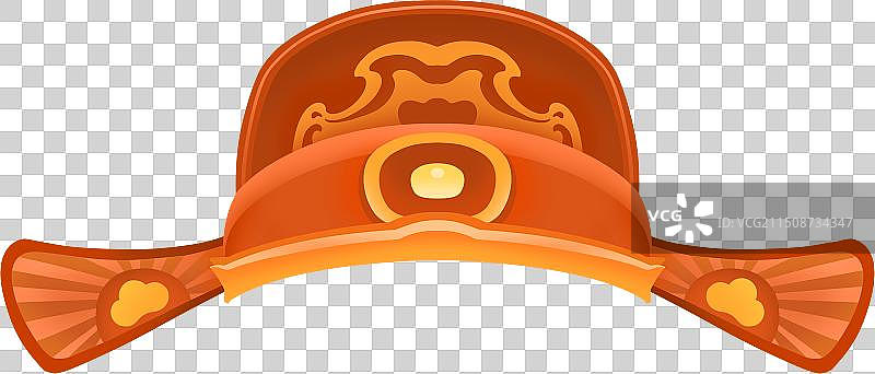 复古国风之状元帽或财神帽图片素材