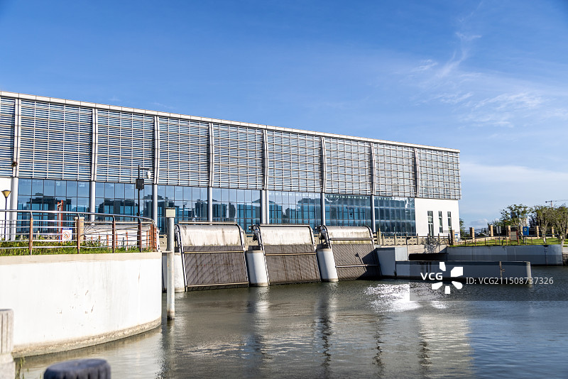 孔浦闸站图片素材