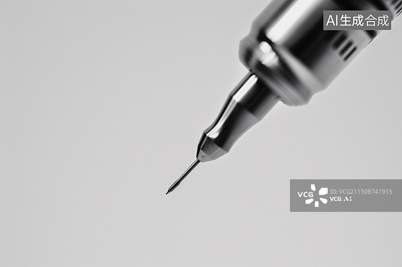 【AI数字艺术】金属钻头工业钻床钢坯打孔金属加工行业背景图片素材