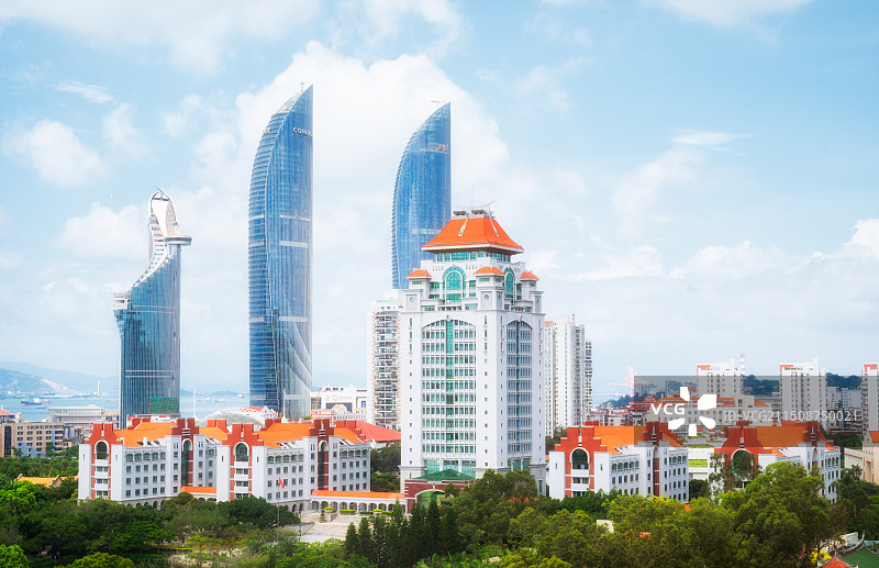 厦门大学嘉庚楼群图片素材