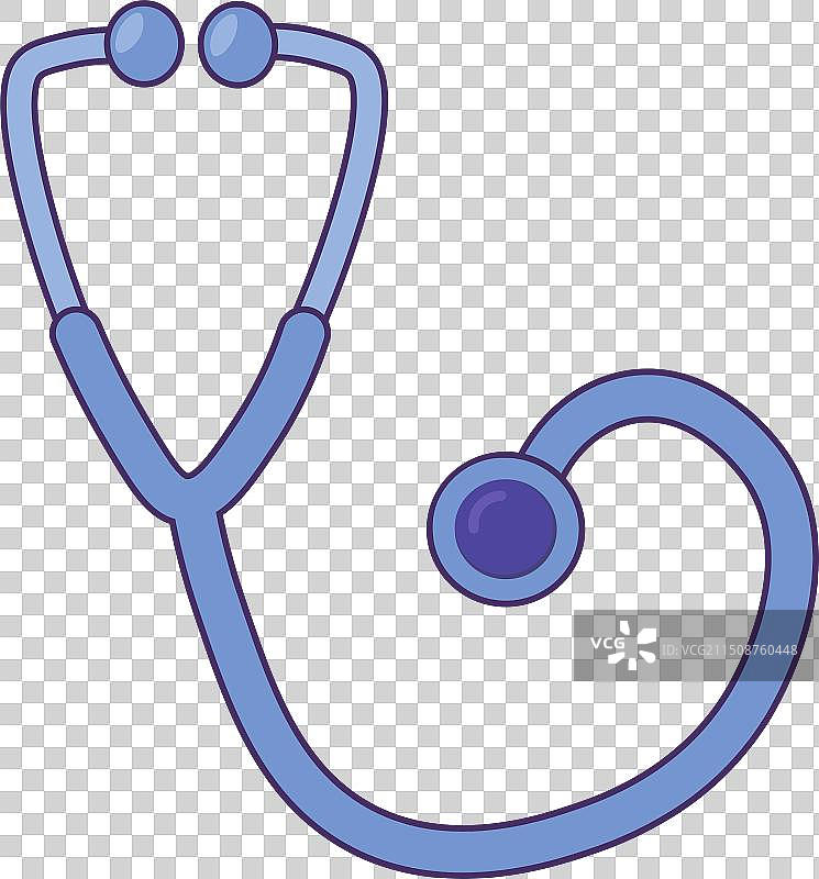 医用听诊器医生工具图标图片素材