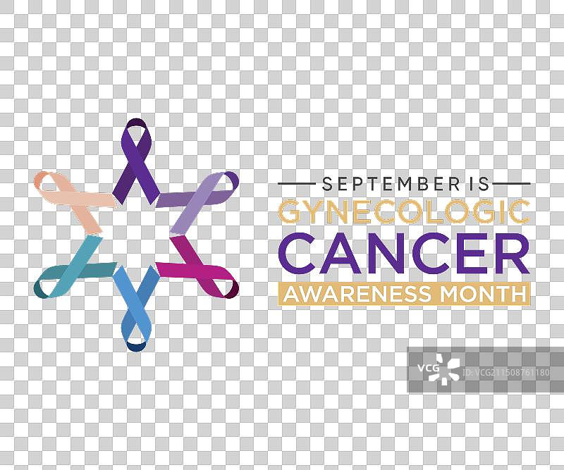妇科癌症意识月图片素材