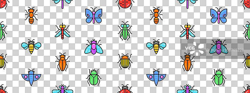 昆虫图标图案图片素材