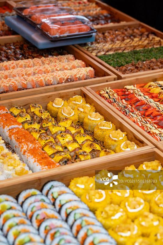 各类特色日式寿司美食图片素材