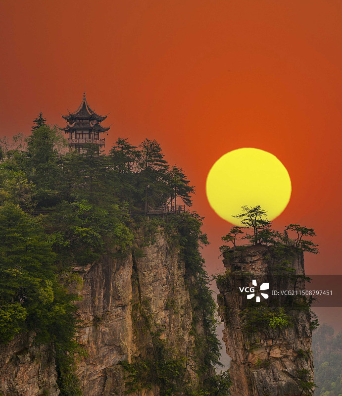 天子山图片素材