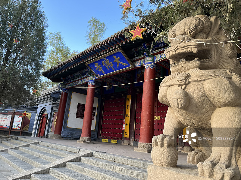 张掖山丹大佛寺旅游景区图片素材