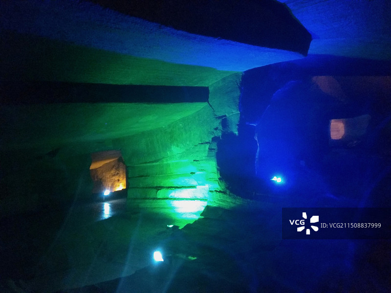 黄山花山谜窟图片素材