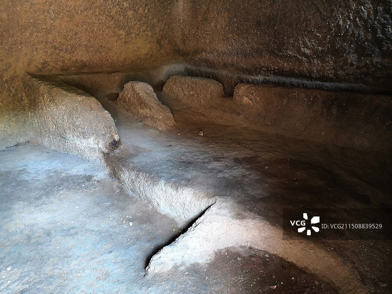 北京古崖居原始部落旅游度假区图片素材