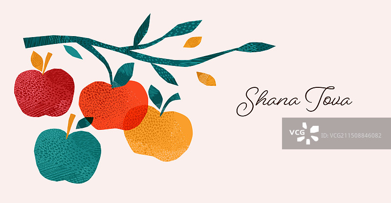 犹太新年图片素材