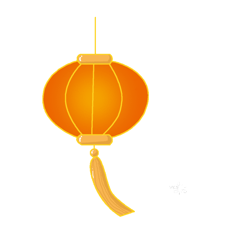 手绘卡通灯笼插画图片素材