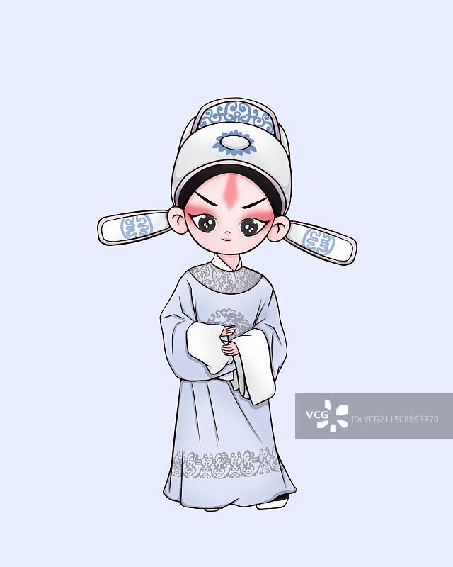 戏曲人物-男性图片素材