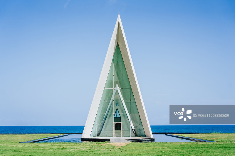 万宁日月湾海岛教堂图片素材