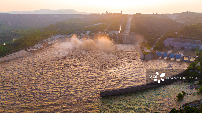 洛阳黄河小浪底水库图片素材