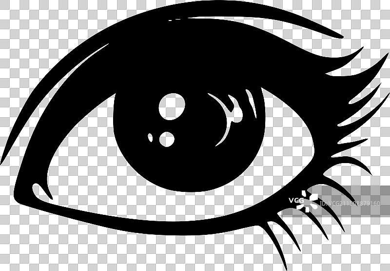 眼睛 - 极简剪影图片素材