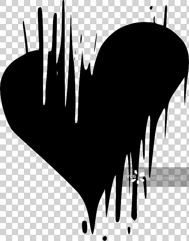 心-极简主义和扁平的标志图片素材