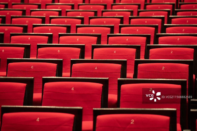 无人的剧院观众席图片素材